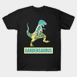 Funny Gardening Dinosaur T-Shirt